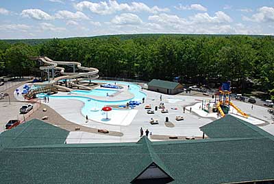 Birds-eye view of Bearfoot Springs.